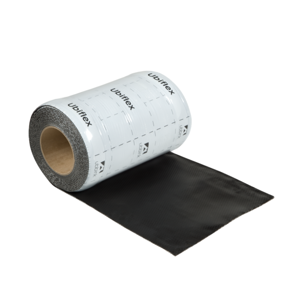 Ubiflex Finio  loodvervanger 250 mm breed zwart rol a 5 meter